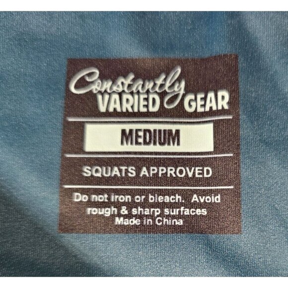 CVG shorts mermaid fish scale pattern M exercise fitness yoga running biking wom - Picture 3 of 7